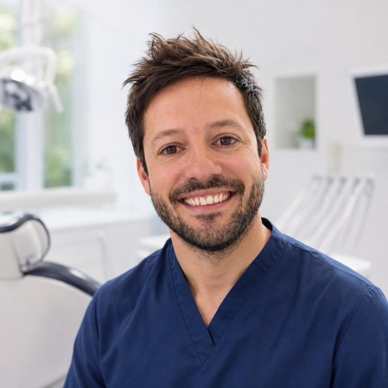 Dr Paul-Alban Maury, chirurgien-dentiste implantologue près d'Uzès, dans son cabinet dentaire